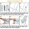 imageKingCamp Compact Camping Chairs for Adults Ultralight High Back Folding Portable Lawn Chairs Light Weight Camp Outdoor Chair with Armrest Side Pocket Headrast Carry Bag Support 265 LbsGrey2 Pack