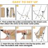 imageKingCamp Compact Camping Chairs for Adults Ultralight High Back Folding Portable Lawn Light Weight Outdoor with Armrest Side Pocket Headrast Carry Bag Support 265 Lbs 1 Pack Khaki