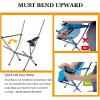 imageKingCamp Compact Camping Chairs for Adults Ultralight High Back Folding Portable Lawn Light Weight Outdoor with Armrest Side Pocket Headrast Carry Bag Support 265 Lbs 1 Pack Khaki
