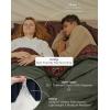 imageKingCamp Double Sleeping Bag for Adults Queen Size 2 Person XXL Flannel Sleeping Bag Waterproof Lightweight Flannel Quilt with 2 Pillows Perfect for Couples Family Camping HikingThermal PodOlive