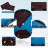 imageKingCamp Double Sleeping Bag for Adults Queen Size 2 Person XXL Flannel Sleeping Bag Waterproof Lightweight Flannel Quilt with 2 Pillows Perfect for Couples Family Camping HikingThermal PodBlue