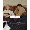 imageKingCamp Double Sleeping Bag for Adults Queen Size 2 Person XXL Flannel Sleeping Bag Waterproof Lightweight Flannel Quilt with 2 Pillows Perfect for Couples Family Camping HikingThermal PodBlack