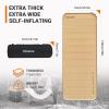 imageKingCamp Double Sleeping Pad Inflatable Camping Mattress 2 Person with Removable Foam Cover ampamp Pump Sack Queen Sleeping Mat Camping Essentials for Outdoor Tent Car GreenKhaki