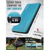 imageKingCamp Double Sleeping Pad Inflatable Camping Mattress 2 Person with Removable Foam Cover ampamp Pump Sack Queen Sleeping Mat Camping Essentials for Outdoor Tent Car GreenAir  Foam 4 BlueBlack