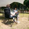 imageKingCamp Folding Camping Oversized Portable Padded Quad Chairs with Cup Holder and Carry Bag Heavy Duty Supports 300lbs for Outdoor Fishing Picnic Sports 374quot x 228quot x 389quot Black1