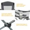 imageKingCamp Lightweight Camping Chair Folding Chairs for Outside Bag Chairs for Adults Outdoor Portable Quad Chair for Sports Hiking Fishing Picnic with Cup HolderBlackGrey