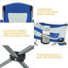 imageKingCamp Lightweight Camping Chair Folding Chairs for Outside Bag Chairs for Adults Outdoor Portable Quad Chair for Sports Hiking Fishing Picnic with Cup HolderBlueGrey