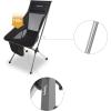 imageKingCamp Lightweight High Back Camping Chair Compact Folding Ultralight Camping Chair for Lawn Traveling Picnic