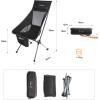 imageKingCamp Lightweight High Back Camping Chair Compact Folding Ultralight Camping Chair for Lawn Traveling Picnic