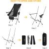 imageKingCamp Lightweight Padded Highback Folding Lounge Chair with Cupholder Side Storage Pocket and Carry Bag for Indoor or Outdoors BlackGrey