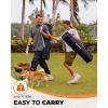 imageKingCamp Oversized Camping Folding Chair with Lumbar Support Heavy Duty Ergonomic Padded Arm Chair with Cooler Bag Cup Holder Portable for OutdoorBlackGrey1 Pack