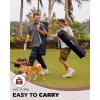 imageKingCamp Oversized Camping Folding Chair with Lumbar Support Heavy Duty Ergonomic Padded Arm Chair with Cooler Bag Cup Holder Portable for OutdoorRedGrey2 Pack