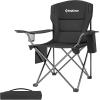 imageKingCamp Oversized Folding Camping Chair for Adults Portable Outdoor Lawn Heavy Duty with Cooler Cup Holder Side PocketCarry Bag 1 Pack Black