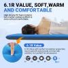 imageKingCamp Self Inflating Air Mattress R 65 Foam Sleeping Pad for Single Adult 3quot Thick Camping Mat Camping Essentials with Perforated Foam Core for Outdoor Tent Cot Car Backpacking BlueCharcoal