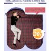 imageKingCamp Sleeping Bag for Adults Cold Weather ampamp Warm Extra Wide Big ampamp Tall XL Portable Waterproof Flannel Sleeping Bags Essentials Gear Accessories for Camping Backpacking Hiking Indoor ampamp OutdoorThermal Pod 46lbs Navy