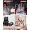 imageKingCamp Sleeping Bag for Adults Cold Weather ampamp Warm Extra Wide Big ampamp Tall XL Portable Waterproof Flannel Sleeping Bags Essentials Gear Accessories for Camping Backpacking Hiking Indoor ampamp OutdoorHeated 46lbs Darkgery