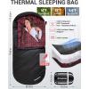 imageKingCamp Sleeping Bag for Adults Cold Weather ampamp Warm Extra Wide Big ampamp Tall XL Portable Waterproof Flannel Sleeping Bags Essentials Gear Accessories for Camping Backpacking Hiking Indoor ampamp OutdoorUltimate warmth 53lbs Black