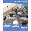 imageKingCamp Sleeping Bag for Adults Cold Weather ampamp Warm Extra Wide Big ampamp Tall XL Portable Waterproof Flannel Sleeping Bags Essentials Gear Accessories for Camping Backpacking Hiking Indoor ampamp OutdoorThermal Pod 46lbs Darkgrey