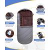 imageKingCamp Sleeping Bag for Adults Cold Weather ampamp Warm Extra Wide Big ampamp Tall XL Portable Waterproof Flannel Sleeping Bags Essentials Gear Accessories for Camping Backpacking Hiking Indoor ampamp OutdoorThermal Pod 46lbs Darkgrey