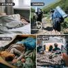 imageKingCamp Sleeping Bag for Adults Cold Weather ampamp Warm Extra Wide Big ampamp Tall XL Portable Waterproof Flannel Sleeping Bags Essentials Gear Accessories for Camping Backpacking Hiking Indoor ampamp OutdoorThermal Pod 46lbs Black