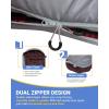 imageKingCamp Sleeping Bag for Adults Cold Weather ampamp Warm Extra Wide Big ampamp Tall XL Portable Waterproof Flannel Sleeping Bags Essentials Gear Accessories for Camping Backpacking Hiking Indoor ampamp OutdoorThermal Pod 46lbs Darkgrey