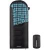 imageKingCamp Sleeping Bag for Adults Cold Weather ampamp Warm XL Big and Tall Flannel Sleeping Bags with Compression Sack Portable Waterproof Essentials Gear Accessories for Outdoor Camping90 x 35  845F BLACK