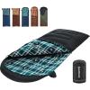 imageKingCamp Sleeping Bag for Adults Cold Weather ampamp Warm XL Big and Tall Flannel Sleeping Bags with Compression Sack Portable Waterproof Essentials Gear Accessories for Outdoor Camping90 x 35  539F BLACK