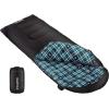 imageKingCamp Sleeping Bag for Adults Cold Weather ampamp Warm XL Big and Tall Flannel Sleeping Bags with Compression Sack Portable Waterproof Essentials Gear Accessories for Outdoor Camping90 x 35  539F BLACK