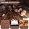 imageKingCamp Sleeping Bag for Adults Cold Weather ampamp Warm XL Big and Tall Flannel Sleeping Bags with Compression Sack Portable Waterproof Essentials Gear Accessories for Outdoor Camping75 x 33  539F COFFEE