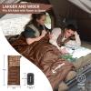 imageKingCamp Sleeping Bag for Adults Cold Weather ampamp Warm XL Big and Tall Flannel Sleeping Bags with Compression Sack Portable Waterproof Essentials Gear Accessories for Outdoor Camping75 x 33  539F COFFEE