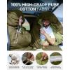 imageKingCamp Sleeping Bag for Adults XL Size for Big ampamp Tall Individuals 34 Season Sleeping Bag Cold ampamp Warm Weather 100 CottonLining Compact with Compression Sack for Backpacking Camping HikingDown 266f 536f