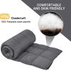 imageKingCamp Ultralight Camping Blanket Packable Down Alternative Puffy Printed Wearable Blanket with Snap Buttons ampamp Corner Loops Weatherproof Quilt for Outdoor Travel Stadium 79quotL x 57quotW STARRYSKYZ  Darkgrey