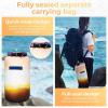 imageKingCamp Ultralight Camping Blanket Packable Down Alternative Puffy Printed Wearable Blanket with Snap Buttons ampamp Corner Loops Weatherproof Quilt for Outdoor Travel Stadium 79quotL x 57quotW STARRYSKYSunrise