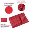 imageKingCamp Ultralight Camping Blanket Packable Down Alternative Puffy Printed Wearable Blanket with Snap Buttons ampamp Corner Loops Weatherproof Quilt for Outdoor Travel Stadium 79quotL x 57quotW STARRYSKYZ  Wine