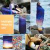 imageKingCamp Ultralight Camping Blanket Packable Down Alternative Puffy Printed Wearable Blanket with Snap Buttons ampamp Corner Loops Weatherproof Quilt for Outdoor Travel Stadium 79quotL x 57quotW STARRYSKYSunrise
