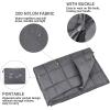 imageKingCamp Ultralight Camping Blanket Packable Down Alternative Puffy Printed Wearable Blanket with Snap Buttons ampamp Corner Loops Weatherproof Quilt for Outdoor Travel Stadium 79quotL x 57quotW STARRYSKYZ  Darkgrey
