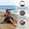 imageKingCamp Ultralight Camping Blanket Packable Down Alternative Puffy Printed Wearable Blanket with Snap Buttons ampamp Corner Loops Weatherproof Quilt for Outdoor Travel Stadium 79quotL x 57quotW STARRYSKYZ  Gray