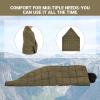 imageKingCamp Ultralight Camping Blanket Packable Down Alternative Puffy Wearable Blankets Weatherproof Warm Package Quilt with Snap Buttons ampamp Corner Loops for Outdoor Travel Stadium 69quotL x 53quotW BLACKGrid Green