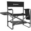 imageKingCamp Directors Chair with Side Table Portable Folding Camping Chairs 300lbs Heavy Duty Seat with Pocket Breathable Mesh Back ampamp Compact Design for Camping Hiking Backpacking FishingAll Black  1 Pack