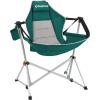 imageKingCamp Hammock Camping Chair Folding Rocking Chair Heavy Duty Portable Swing Recliner Chair with Pillow for Outdoor Lawn Backyard PicnicGreen