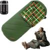 imageKingCamp Sleeping Bag for Adults Cold Weather ampamp Warm Extra Wide Big ampamp Tall XL Portable Waterproof Flannel Sleeping Bags Essentials Gear Accessories for Camping Backpacking Hiking Indoor ampamp OutdoorWearable 48lbs Green