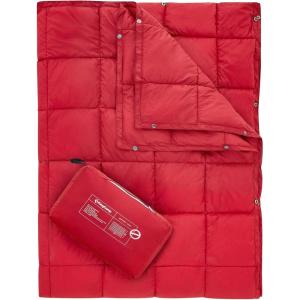 imageKingCamp Ultralight Camping Blanket Packable Down Alternative Puffy Printed Wearable Blanket with Snap Buttons ampamp Corner Loops Weatherproof Quilt for Outdoor Travel Stadium 79quotL x 57quotW STARRYSKYZ  Wine