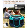 imageKingCamp Dog Playpen Portable Foldable Cat Kitten Puppy Tent Crates 29quot36quot50quot Pop Up Pet Playpen with Zippered Bottom ampamp Cover for Indoor Outdoor Use Medium BlackPlaypen Green
