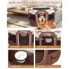imageKingCamp Dog Playpen Portable Foldable Cat Kitten Puppy Tent Crates 29quot36quot50quot Pop Up Pet Playpen with Zippered Bottom ampamp Cover for Indoor Outdoor Use Medium BlackPlaypen Khaki