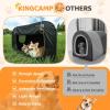 imageKingCamp Dog Playpen Portable Foldable Cat Kitten Puppy Tent Crates 29quot36quot50quot Pop Up Pet Playpen with Zippered Bottom ampamp Cover for Indoor Outdoor Use Medium BlackCrate Black