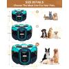 imageKingCamp Dog Playpen Portable Foldable Cat Kitten Puppy Tent Crates 29quot36quot50quot Pop Up Pet Playpen with Zippered Bottom ampamp Cover for Indoor Outdoor Use Medium BlackPlaypen Green