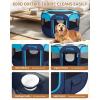 imageKingCamp Dog Playpen Portable Foldable Cat Kitten Puppy Tent Crates 29quot36quot50quot Pop Up Pet Playpen with Zippered Bottom ampamp Cover for Indoor Outdoor Use Medium BlackPlaypen Blue