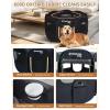imageKingCamp Dog Playpen Portable Foldable Cat Kitten Puppy Tent Crates 29quot36quot50quot Pop Up Pet Playpen with Zippered Bottom ampamp Cover for Indoor Outdoor Use Medium BlackPlaypen Black