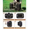 imageKingCamp Dog Playpen Portable Foldable Cat Kitten Puppy Tent Crates 29quot36quot50quot Pop Up Pet Playpen with Zippered Bottom ampamp Cover for Indoor Outdoor Use Medium BlackPlaypen Black Upgraded