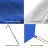 imageKingCamp Camping Tarp Waterproof Hammock Rain Fly Portable Camping Sunshade for Beach Picnic Outdoor Activities  Ultralight Camping Gear Must Haves Backpacking Tent Tarp Easy to Set UpBlue 1010ft